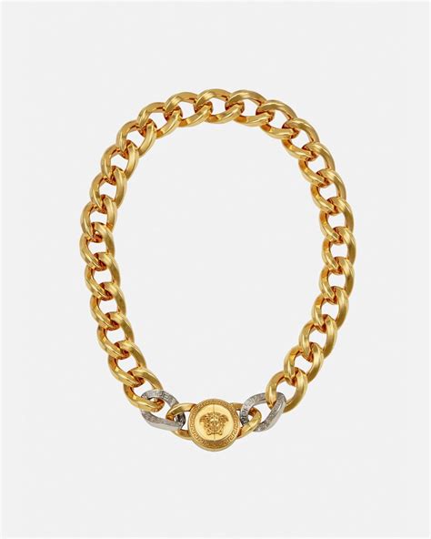 versace medusa pendant necklace|versace jewellery online.